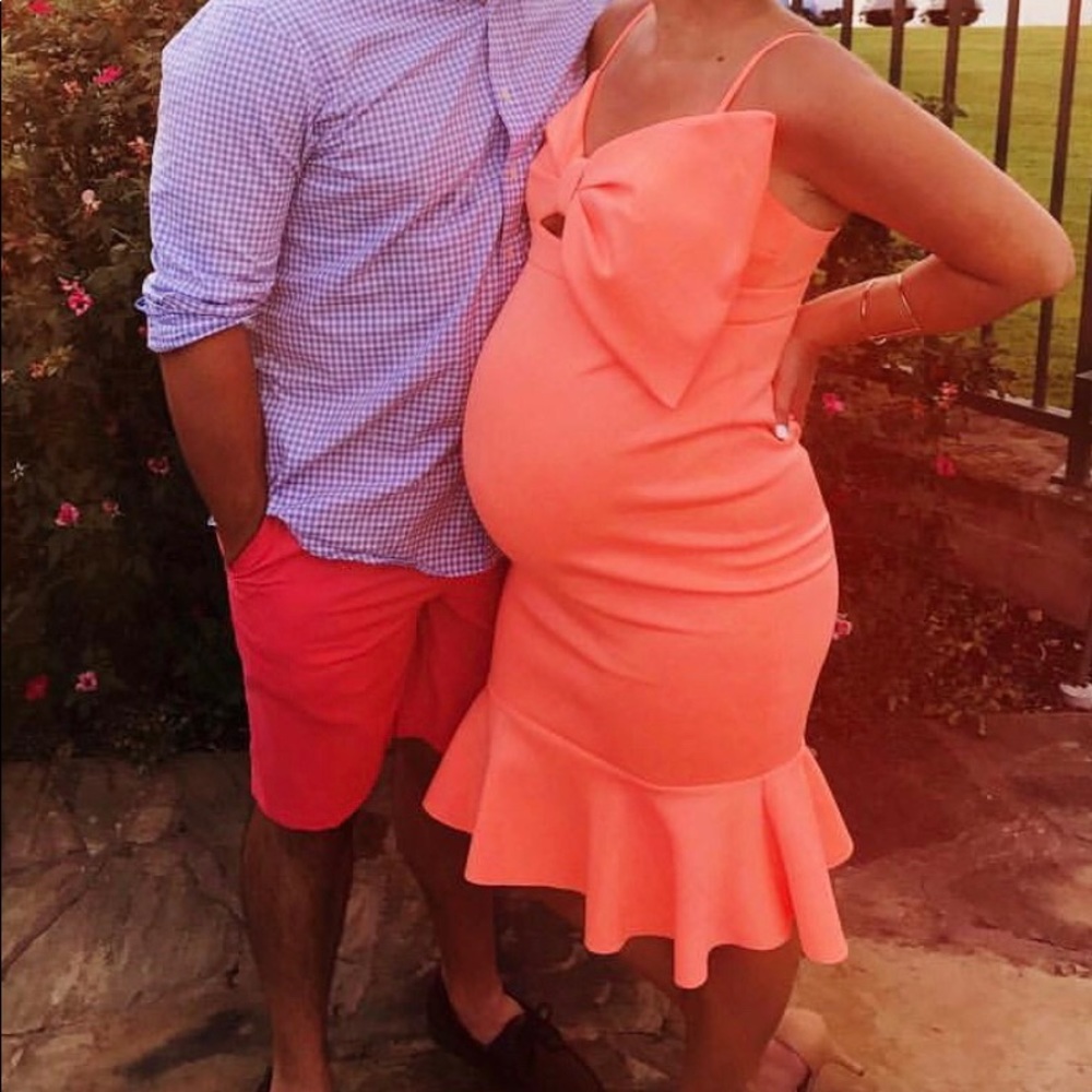 ASOS Bow maternity dress